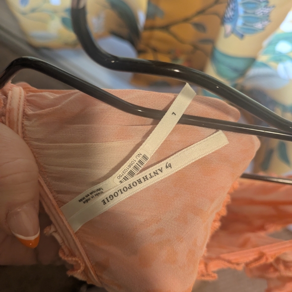 Anthropologie Asymmetric Hanky Flowy Midi Dress - Picture 6 of 6